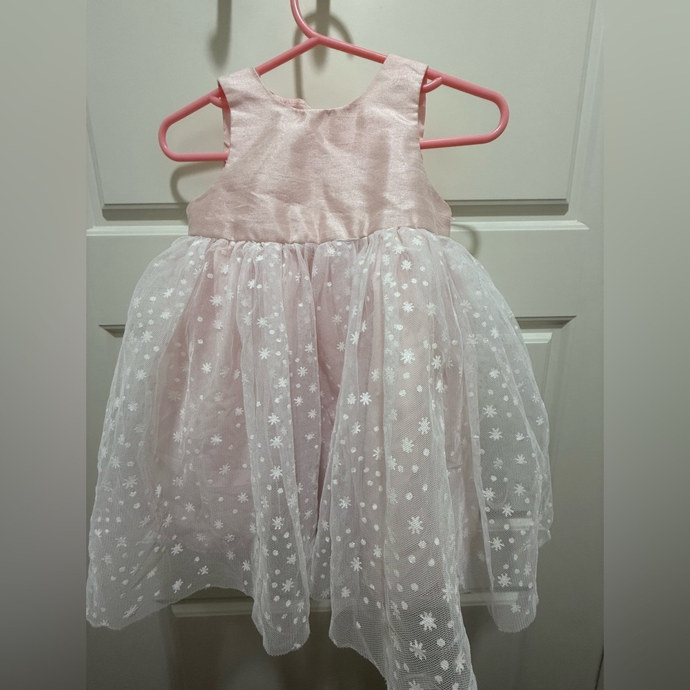 Marmellata Girl’s Formal Pink Tulle Dress. Size 6/9 Months.